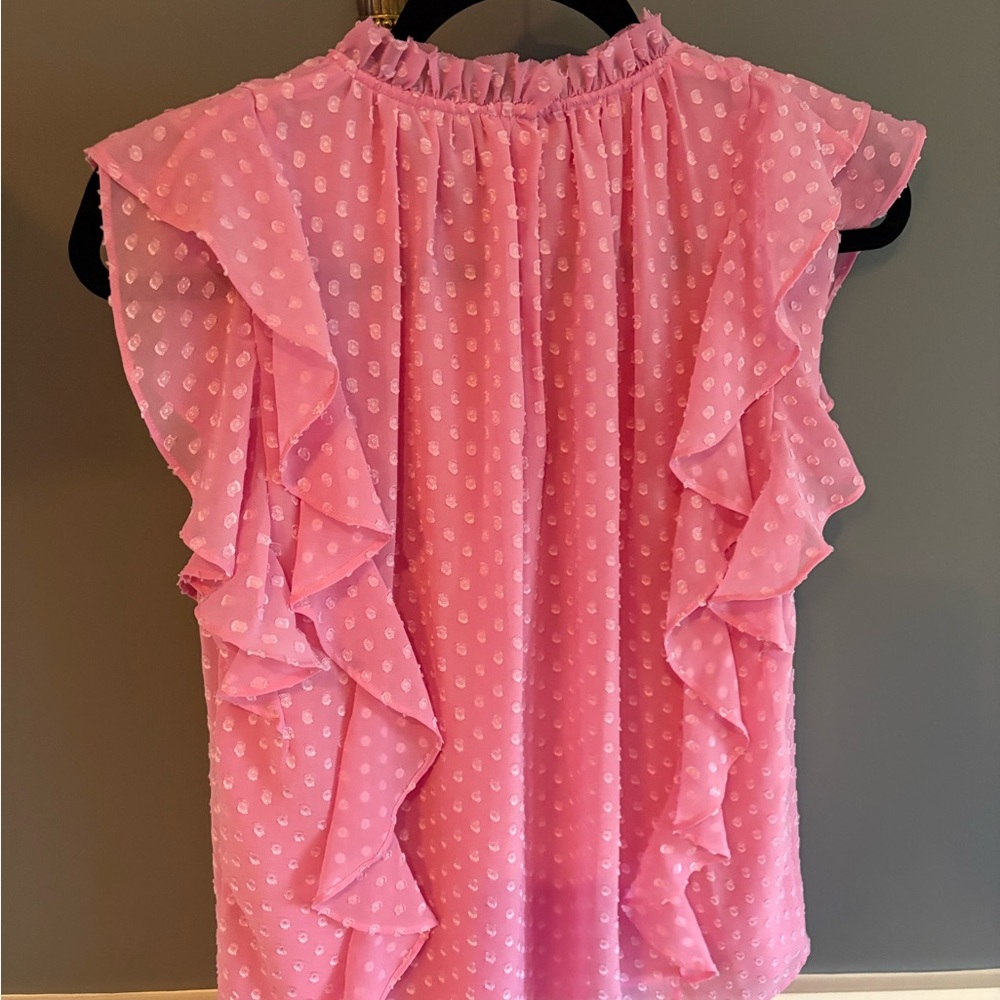 Generation Love Pink Ruffled Top - Picture 2 of 3